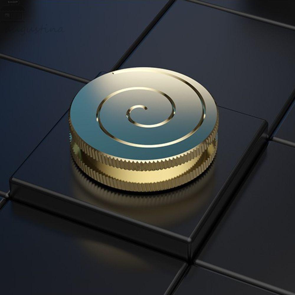 Agustina Fidget Spinner Gantungan Kunci Desktop Bulat Menghilangkan Kelelahan Gyroscope Hobi Dewasa Gyro Ujung Jari