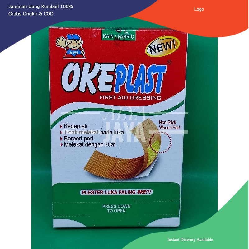 Ok Plast Plaster 100 Pcs 1 Box