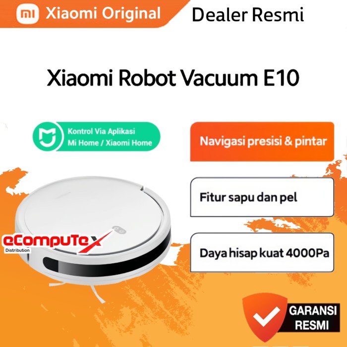 XIAOMI ROBOT VACUUM CLEANER E10 / PEMBERSIH OTOMATIS LANTAI SERBAGUNA / SAPU DAN PEL