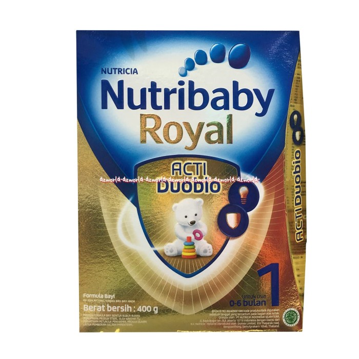 Nutricia 400gr Nutribaby Royal 1 Acti Duobio Susu Formula bayi 0-6bulan 400 gram