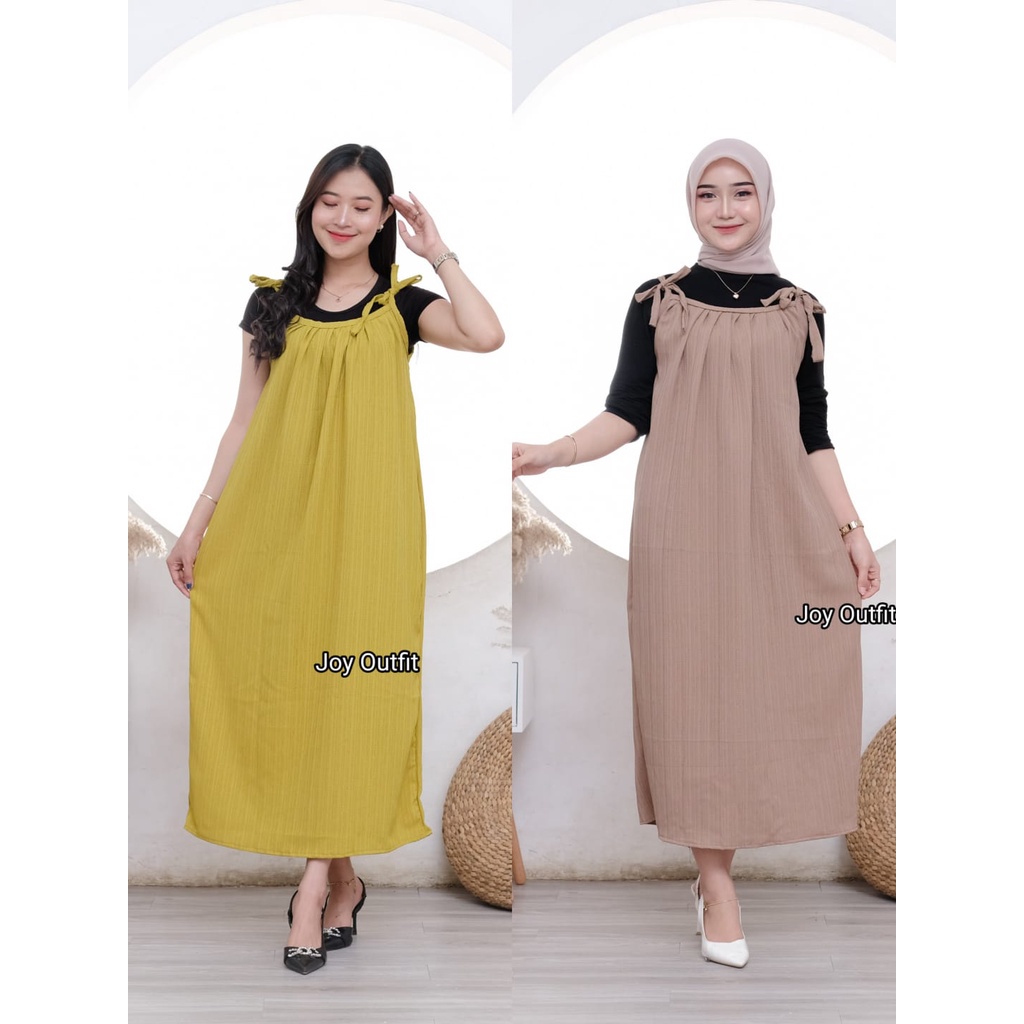 Yessa inner Panjang Polos Atasan Wanita Lady Crush Baby Crush bisa untuk inner bisa untuk outer dalaman baju remaja terbaru koleksi kekinian korean style
