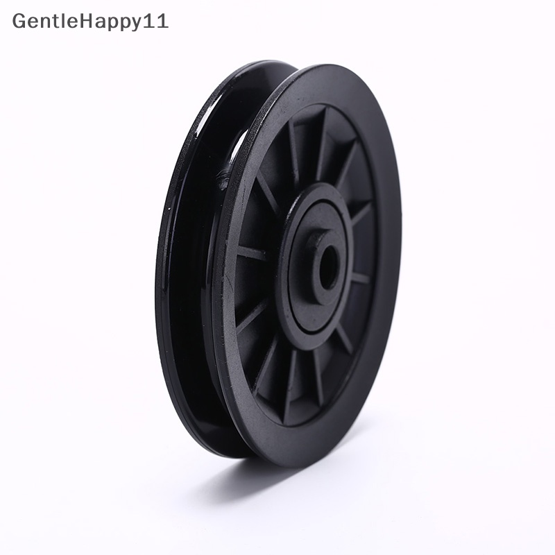 Gentlehappy 1pc 105mm Bantalan pulley Roda Kabel Peralatan gym part wearproof Kabel Roda Bearing Pulley 105mm Hitam Peralatan Gym Part Wearproof Pulley Bearing Universal 105mm W