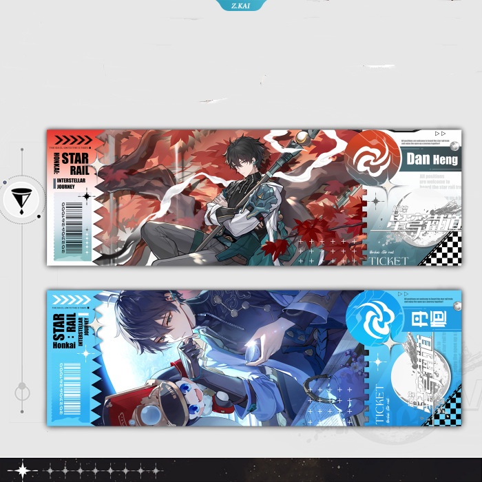 Honkai Star Rail Akrilik Card Bookmark Dan Heng Silver Serigala Seele Anime Alat Tulis Perlengkapan Sekolah Bookmark Untuk Hadiah Buku [ZK]