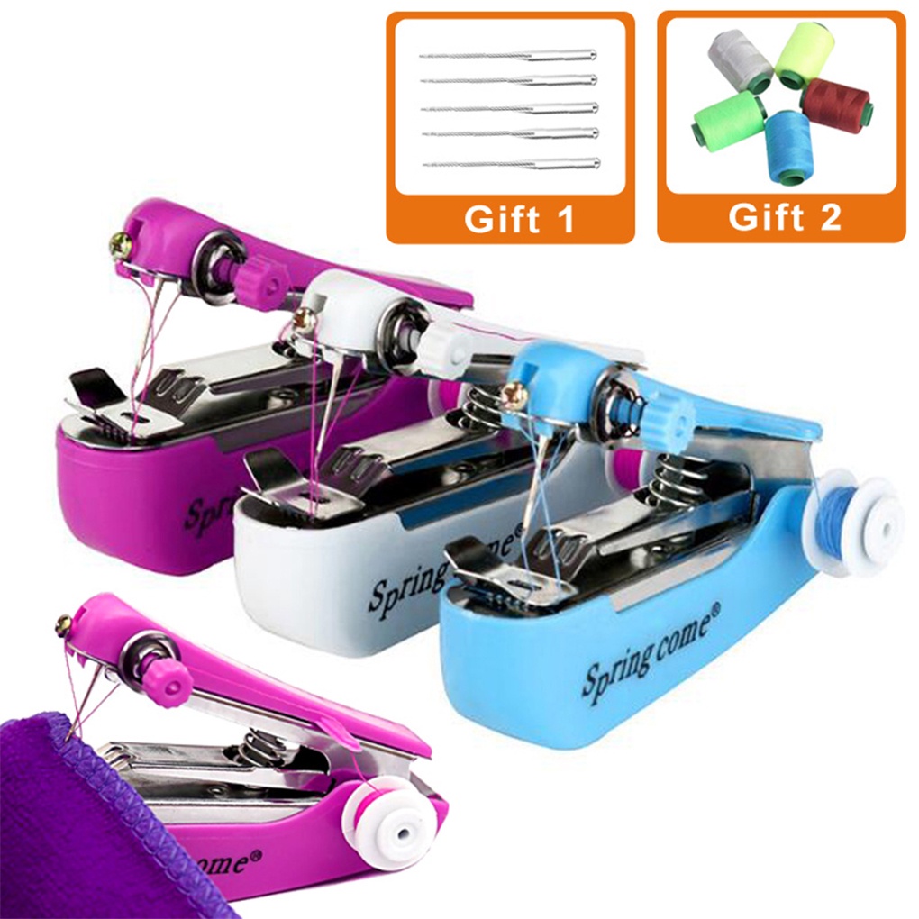 SM-Mesin Jahit Mini Staples Jahit Mesin Jahit Handheld Sewing