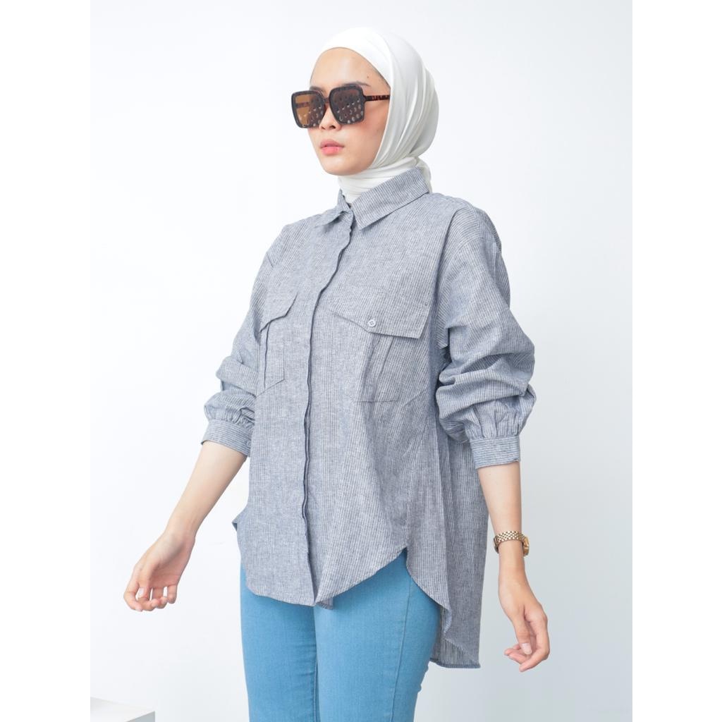 Kemeja Flanel Milea Oversize  - 2301.02.057