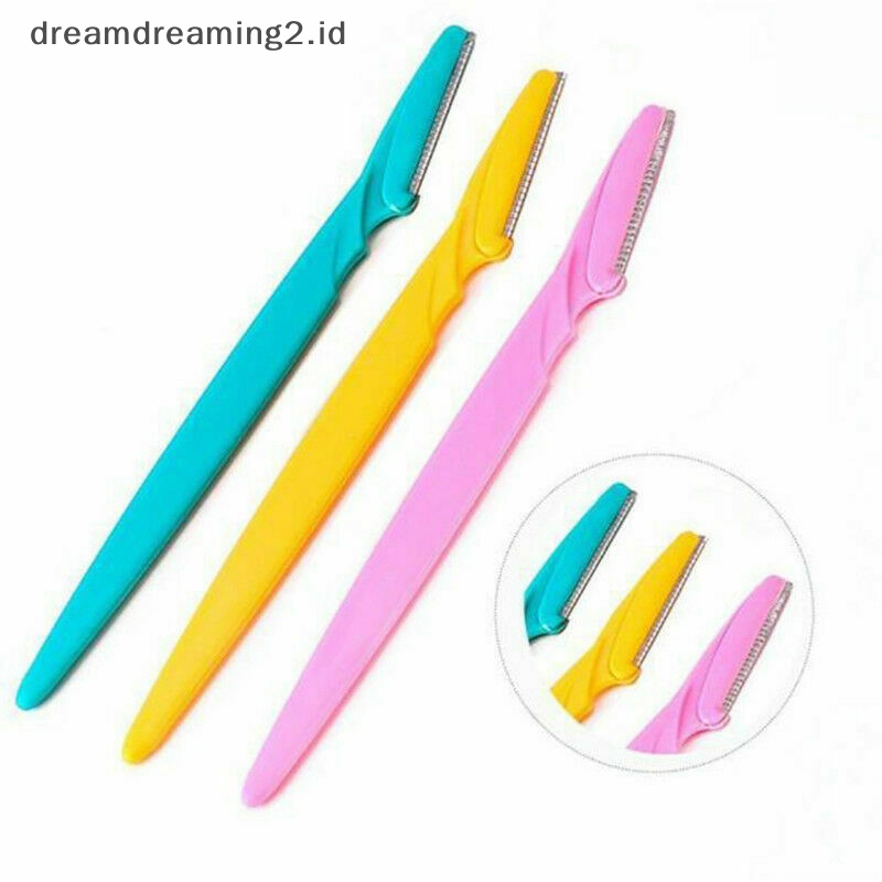 (drea) Alat Cukur Alis Wajah Trimmer Shaper Shaver Blade Hair Remover Tools //