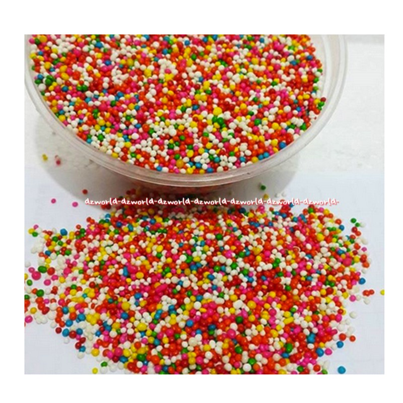 Springkle 100gr Toping Hiasan Kue Manik Manik Tabur Pada Kue Ultah Membuat Kue lebih Bagus Springkel