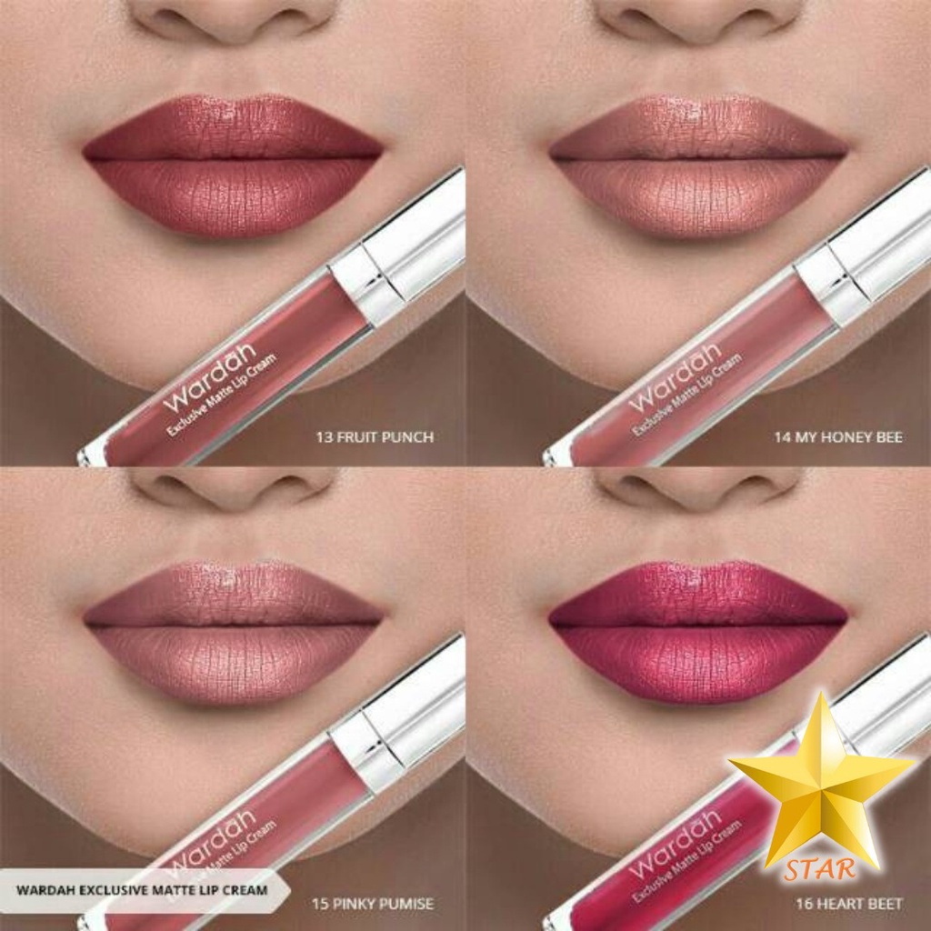 GKT- ORIGINAL Wardah Lip Cream Exclusive Matte Cair Lipcream