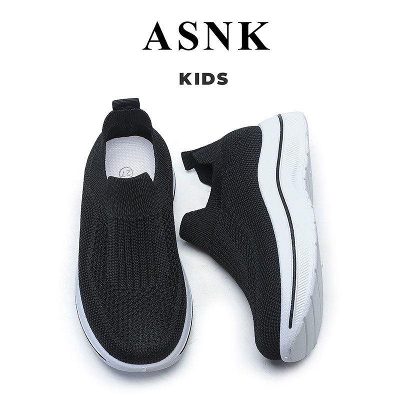 [GROSIR][COD] SEVEN_DAY SEPATU SLIP ON ANAK CEWEK COWOK USIA 2-8 THN WM2329 HITAM