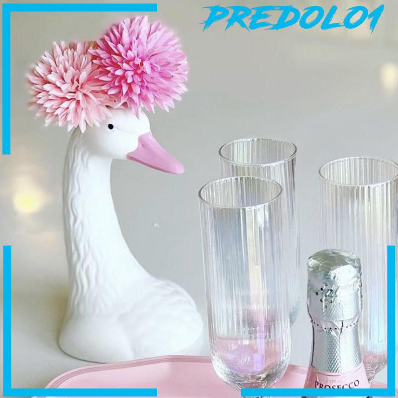 [Predolo1] Ornamen Vas Leher Angsa Vas Keramik Trendy Untuk Kamar Tidur Ruang Makan Pernikahan
