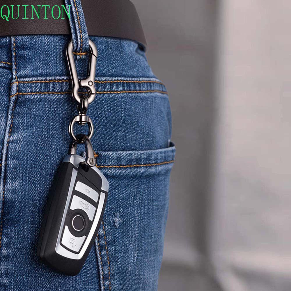 QUINTON Gantungan Kunci Mobil Kualitas Tinggi Fashion Aksesoris Mobil Gesper Klip Kunci Mobil ​