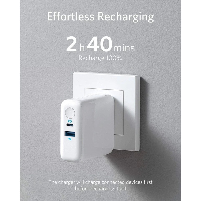 AKN88 -ANKER A1624 - 2-in-1 PowerCore III Fusion 5000mAh - Support PD 18W