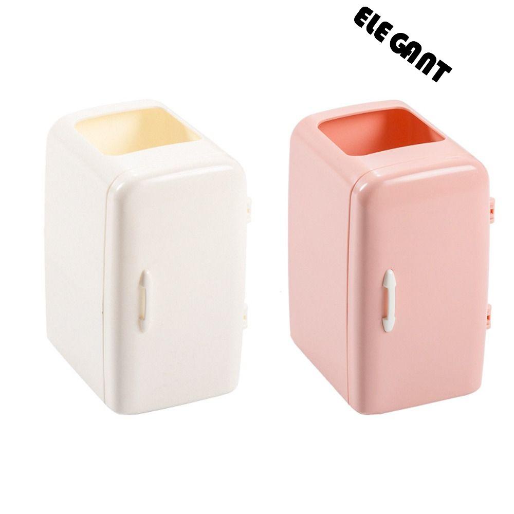 【 ELEGANT 】 Desktop Storage Box Portable Kreatif Alat Tulis Laci Tahan Air Multifungsi Kapasitas Besar Serba Serbi Penyimpanan Ember