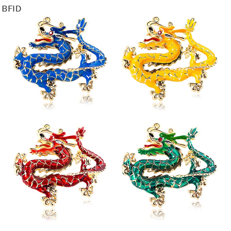 [BFID] Pin Bros Naga Enamel Fashion Untuk Pakaian Wanita Mantel Perhiasan Aksesoris Pesta [ID]