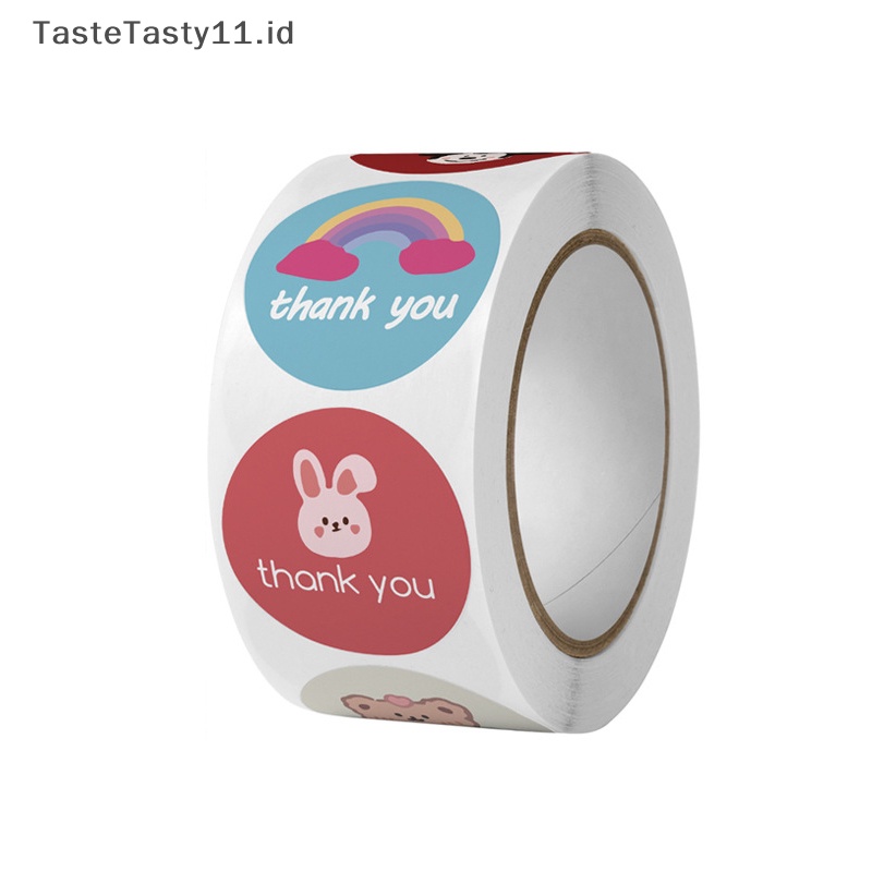 [cuci Gudang]aste kiitasty 500pcs anak kartun lucu ers ins-style ers festival handmade diy dekoratif segel ers terima kasih untuk label anda .