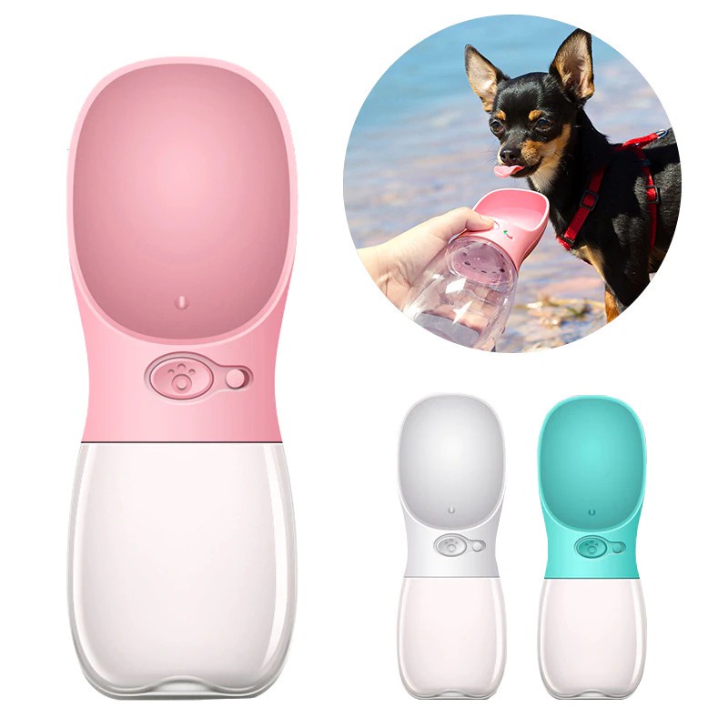 251 Portable Pet Water Bottle Dispenser For Dog Cat Puppy Travel Feeder
