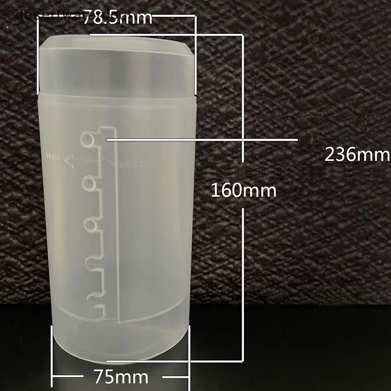 Deid Adjustable Height PP Makeup Brush Holder Display Penyimpanan Cangkir Organizer Dengan Tutup Martijn