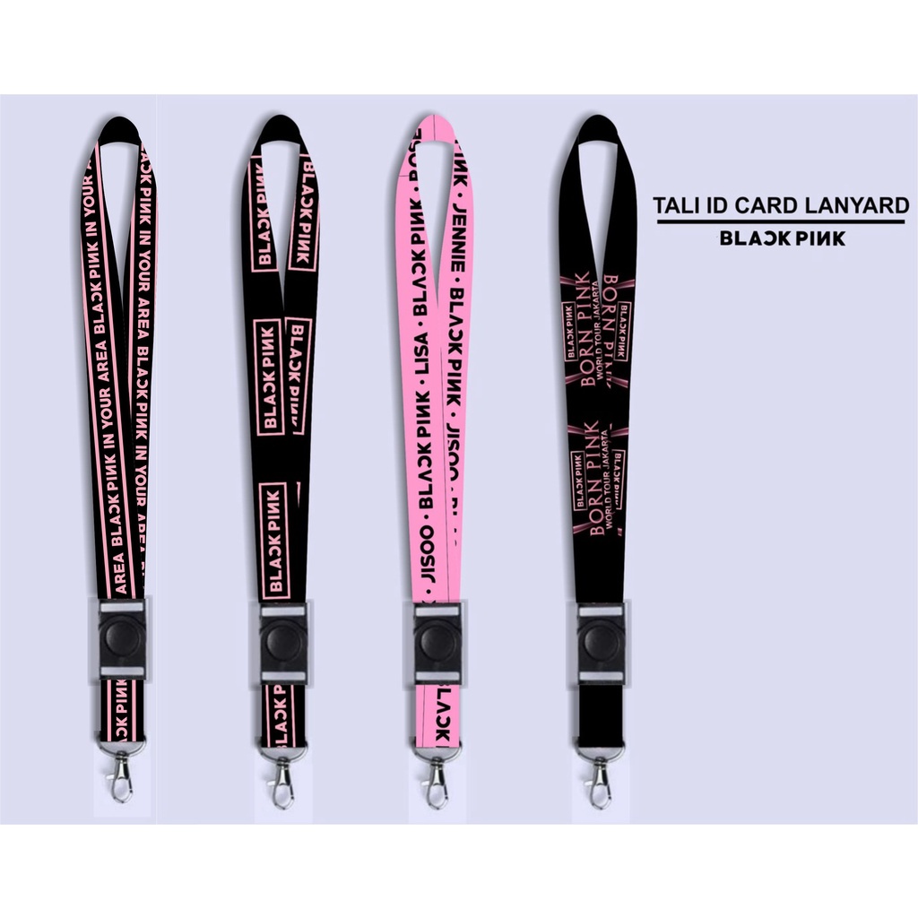 

Blackpink Strap Lanyard Panjang Keychain Tali ID Card