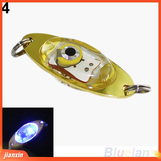 (In Stock) LED Deep Drop Bentuk Mata Bawah Air Memancing Cumi Ikan Lure Light Lampu Kedip