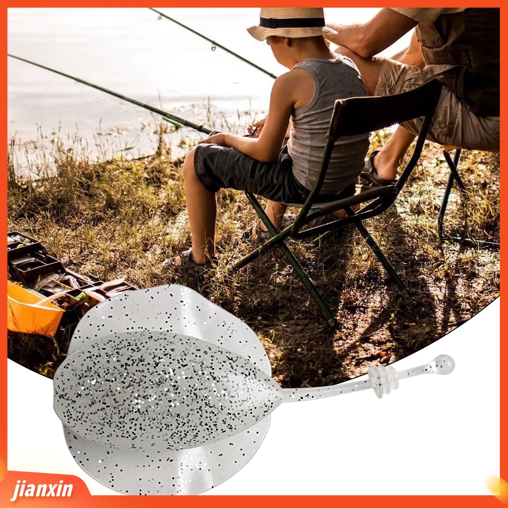 (In Stock) 9cm /13.8g Umpan Pancing T-tail Simulasi Warna Cerah Sequin Melar Universal Luminous Buatan Silikon Lembut Umpan Skate Ray Untuk Outdoor