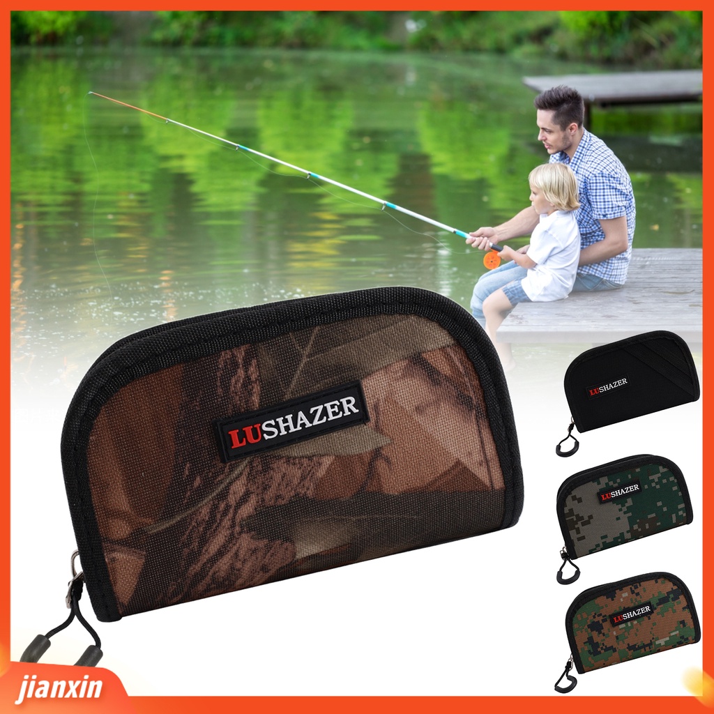 (In Stock) Membawa Kasus Anti Gores Pengerjaan Indah Aksesori Umpan Kait Lalat Tas Penyimpanan Untuk Outdoor