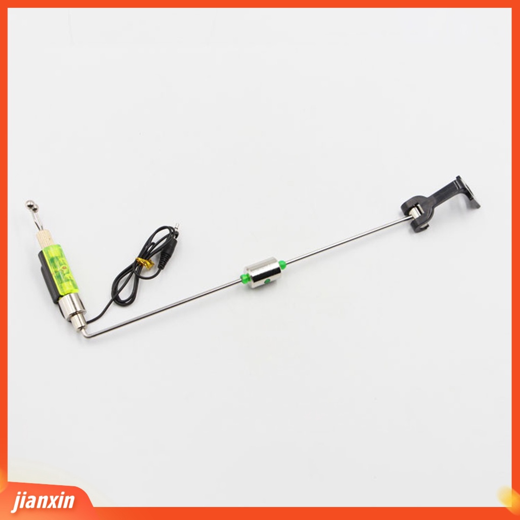 (In Stock) Alarm Gigit Pancing Kekuatan Tinggi Tahan Air Indikator Sinyal Sensitif Alarm Pancing Logam LED Indikator Gigit Pancing Laut