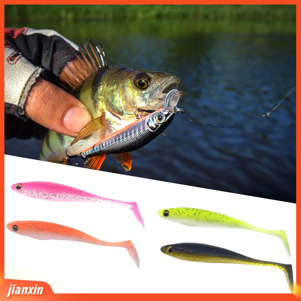 (In Stock) 5pcs Umpan Pancing Renang Fleksibel Kesetiaan Besar Tubuh Hidup 3D Mata Angling Daya Tahan Tinggi Air Asin Air Tawar Umpan Lembut Angling Stuff