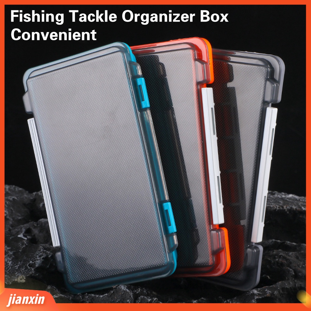 (In Stock) Fishing Tackle Box Sponge Pad Mudah Dibawa Gesper Pengunci Ketat Tidak Patah Penyimpanan Kekerasan Tinggi Anti Bocor Portabel Memancing Aksesoris Tool Box Memancing Luar Ruangan