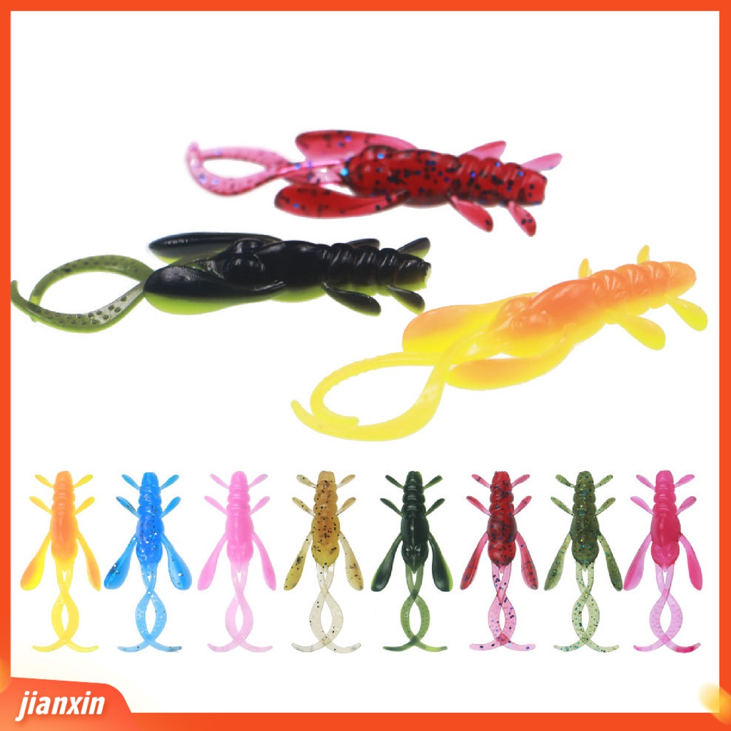 (In Stock) 5 Pcs/Set 5 cm Umpan Ikan Palsu Lembut Buatan Lure Bionic Memancing Aksesoris