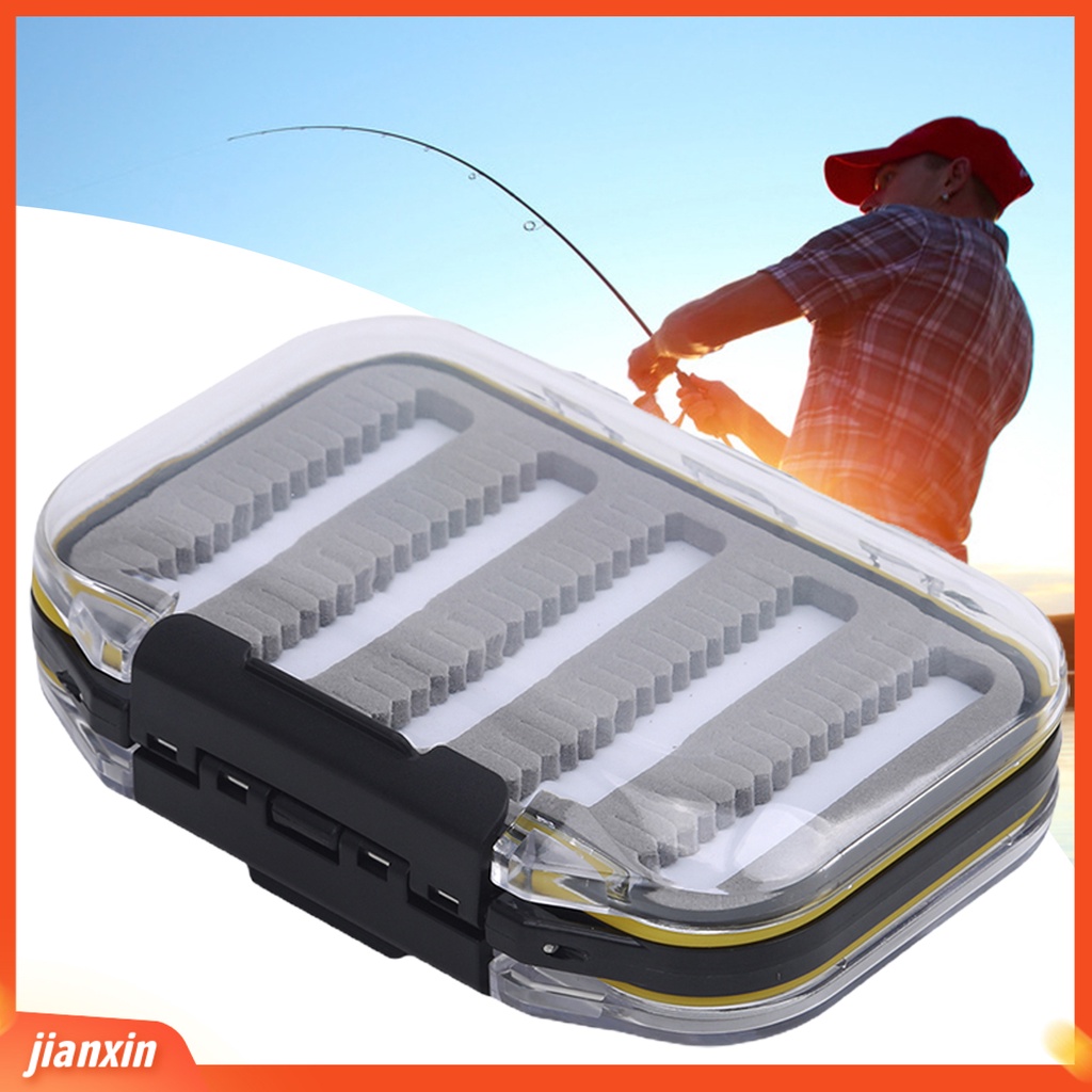 (In Stock) Kotak Pancing Ringan Ukuran Saku Praktis Double-sides Tackle Box Untuk Lalat Air Garam