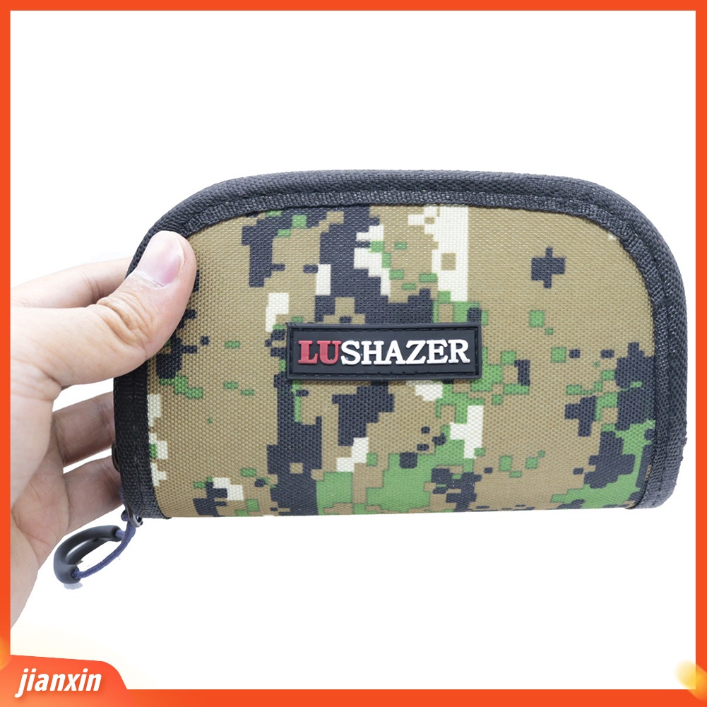 (In Stock) Portable Waterproof Nylon Fishing Tackle Lure Baits Hooks Tas Penyimpanan Kantong