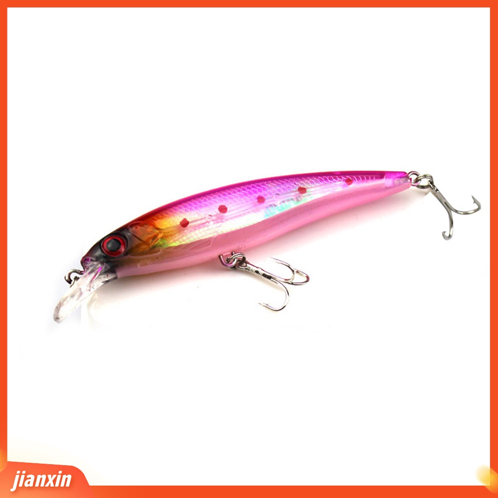 (In Stock) 11cm /13.4g Ikan Kecil Memancing Umpan Bass Keras 6#Hook Tackle Umpan Bionic Plastik