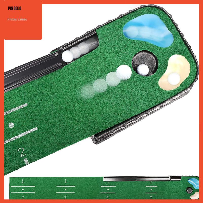 [Predolo] Golf Putting Mat Golf Putter Trainer Untuk Aksesoris Golf Rumah Untuk Pria