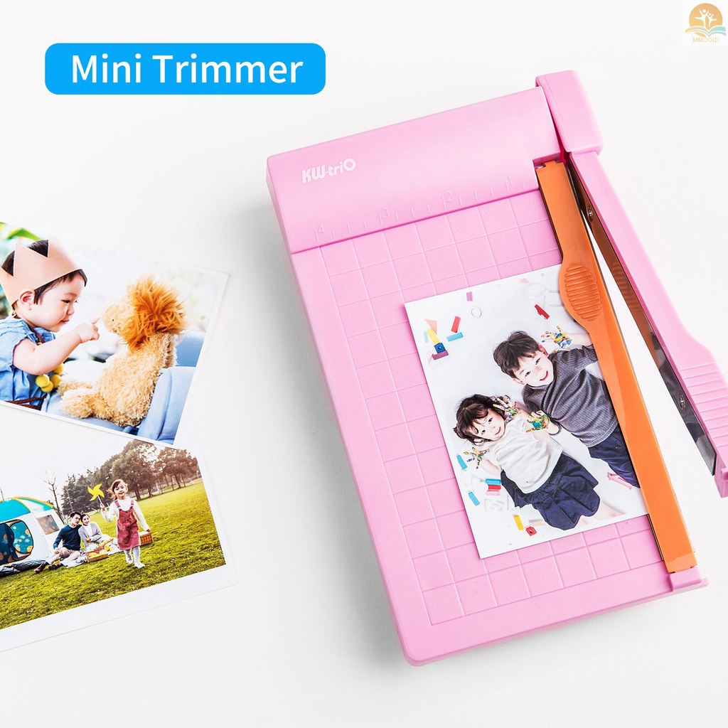 In Stock KW-triO Mini Paper Trimmer Guillotine Cutter 6inch (160mm) Panjang Potong Mesin Pemotong Kertas Desktop Dengan Kepala Pemotong Keamanan Untuk Kerajinan Kertas Foto Kartu Scrapbooking Of