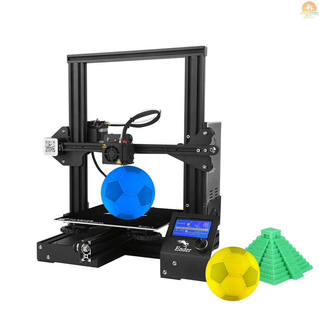 In Stock Creality 3D Ender-3 High-precision DIY 3D Printer Rakitan Sendiri220 * 220 * 250mm Ukuran Pencetakan Dengan Fungsi Pencetakan Resume