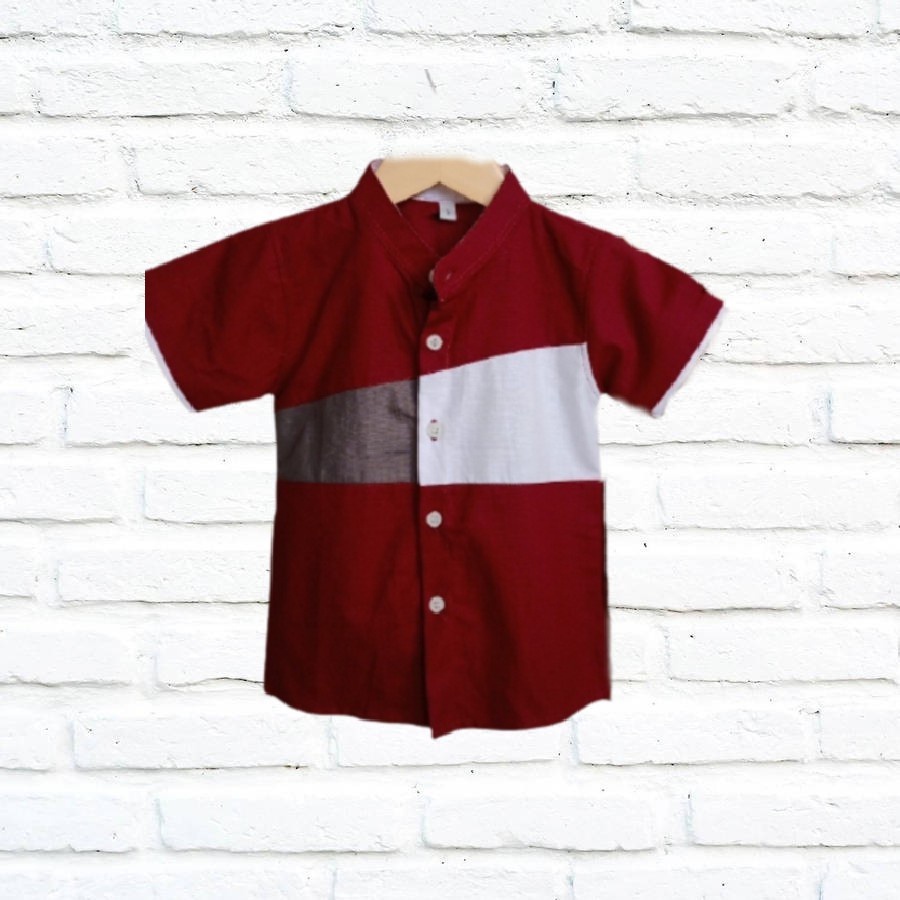 KEMEJA ANAK COWOK KATUN AJA 1-10 TAHUN BAJU ANAK LAKI LAKI KEMEJA ANAK COWOK ATASAN KEMEJA ANAK KERE