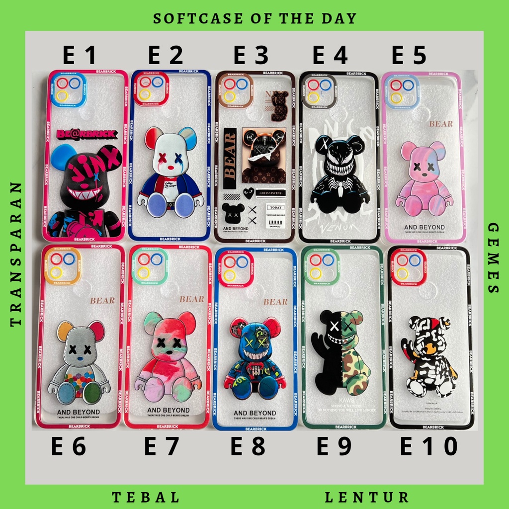 Softcase Karakter Casing Oppo A15 A15s A54 4G Case Murah Bening
