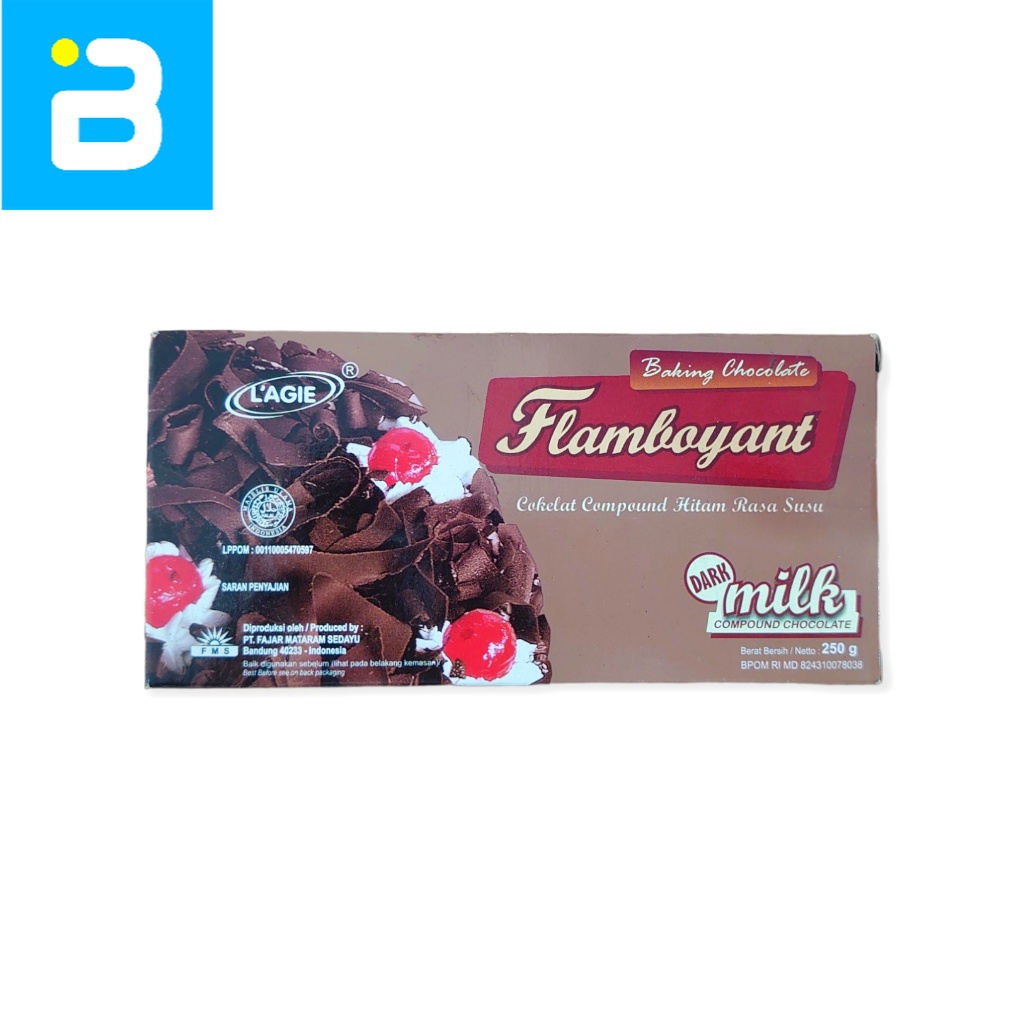 

Flamboyant Cokelat Compound Dark Milk 250 G
