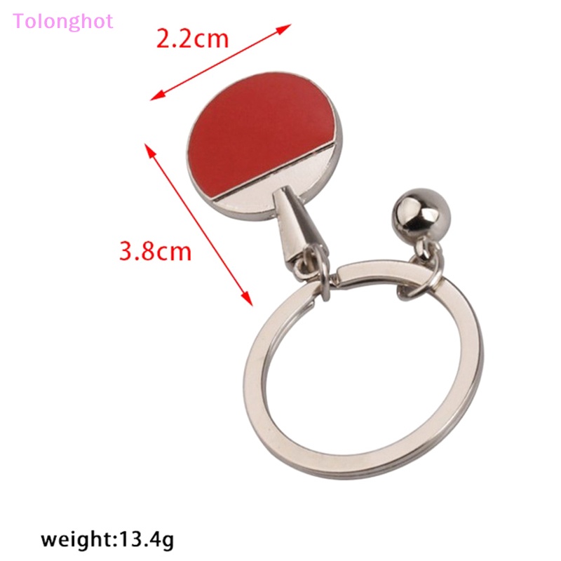 Tolonghot&gt; Fashion Sport Ping Pong Gantungan Kunci Kreatif Ping Pong Kelelawar Kunci Gantungan Kunci Gantungan Kunci Mobil Souvenir Hadiah Dengan Baik