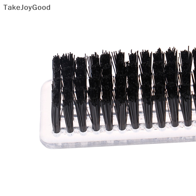 Takejoygood Sikat Pembersih Rambut Gagang Plastik Hairdressing Lembut Barber Neck Hair Comb Tools QWP