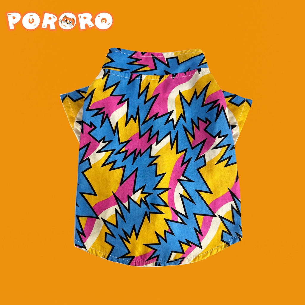 PORORO - Baju Kucing - Kemeja RAINBOW PORORO