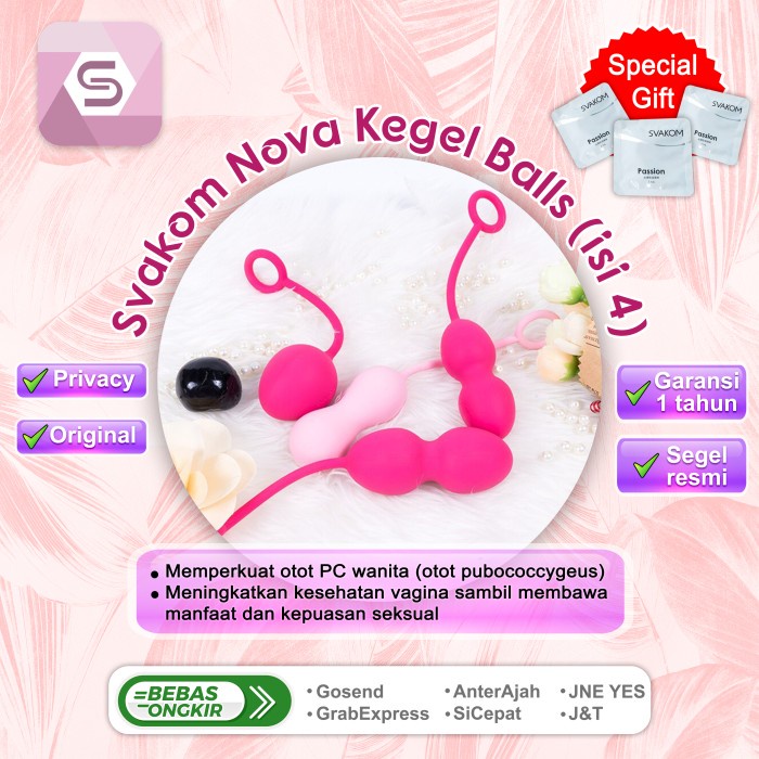 Svakom Kegel Ball Plus isi 4 ball, Svakom Nova Kegel Balls Bola Kegel