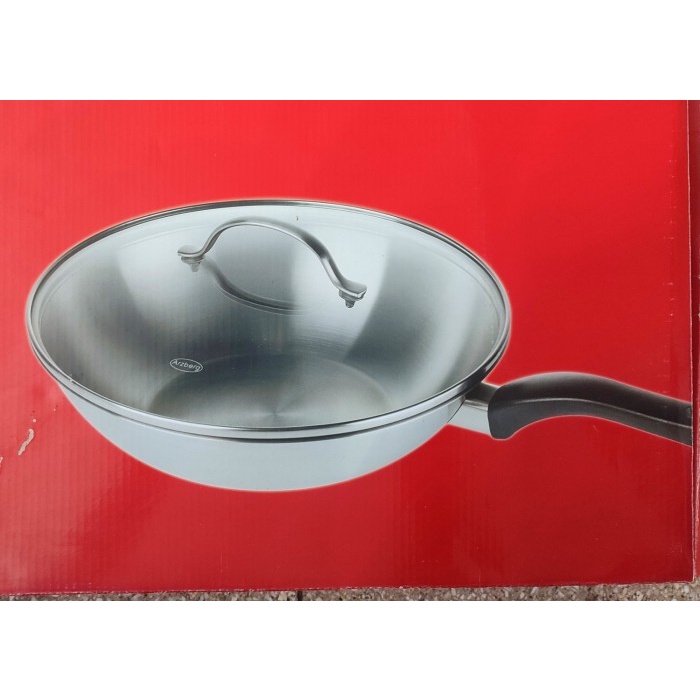 ARZBERG Fry Pan 20 Cm With Lid / Panci Penggorengan Tertutup 28cm