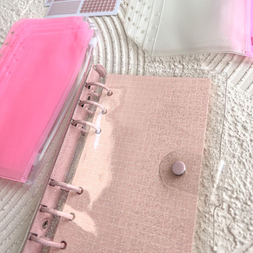 

[A6] BINDER SINKING FUND Keuangan Paket / Money Uang Nabung Zipper Daisy Ziplock Transparan Estetik Aesthetic 3