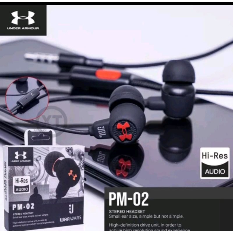HEADSET JB PM02 HEADPHONE PM 02 ADA MIC  HF JBL PM02 MIC