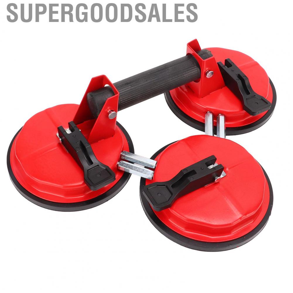 Supergoodsales Vacuum Suction Cup  Wide Application 3 Cups Design Glass Lifter Hand Tool for Moving