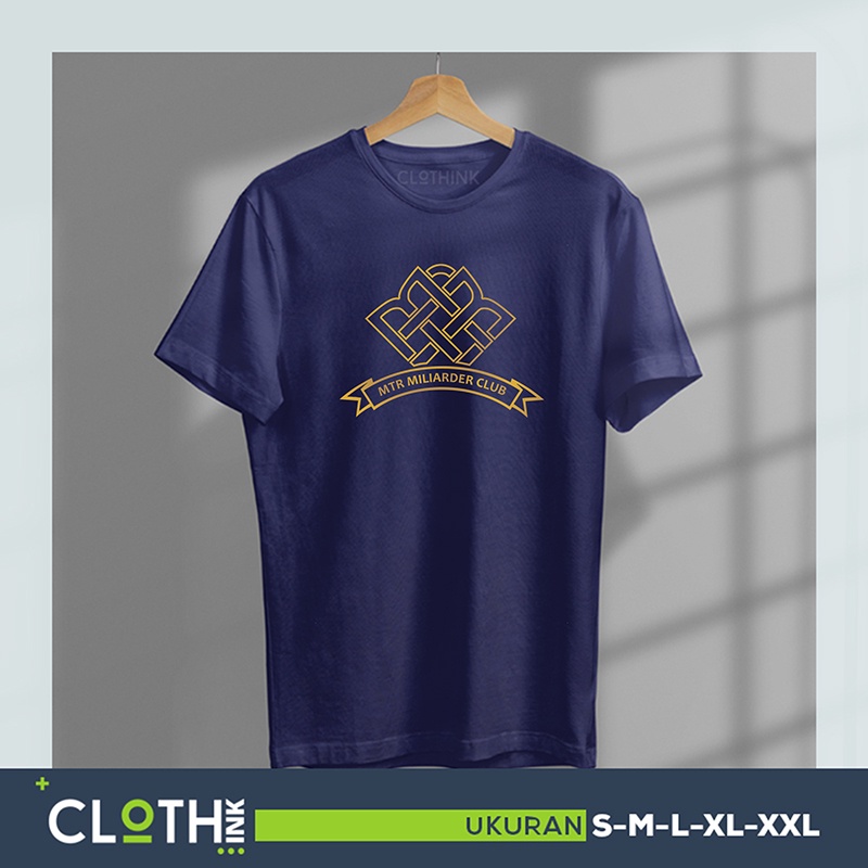 Kaos MTR Miliarder club masyarakat tanpa riba kaos islami MTR Riba