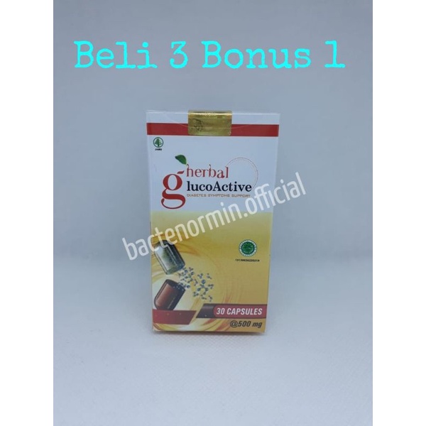 Glucoactive Asli | Obat Diabetes Glucoactive herbal BPOM