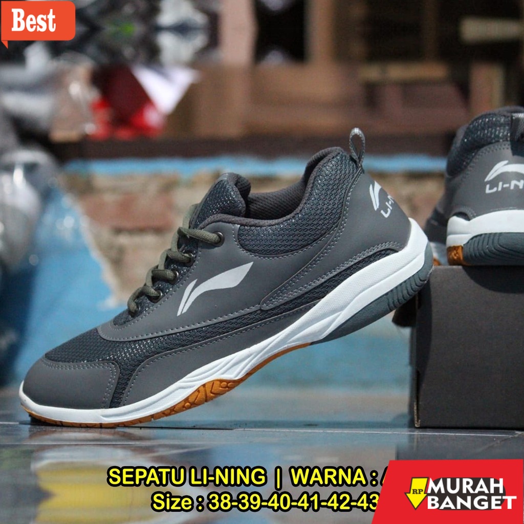 Sepatu bulu tangkis terbaru- Sepatu Pria Badminton Lining Terbaru Olahraga Lari Volly