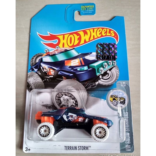 TERBARU Hot Wheels Factory Sealed 2017 Exlusive Recolor Terrain Storm